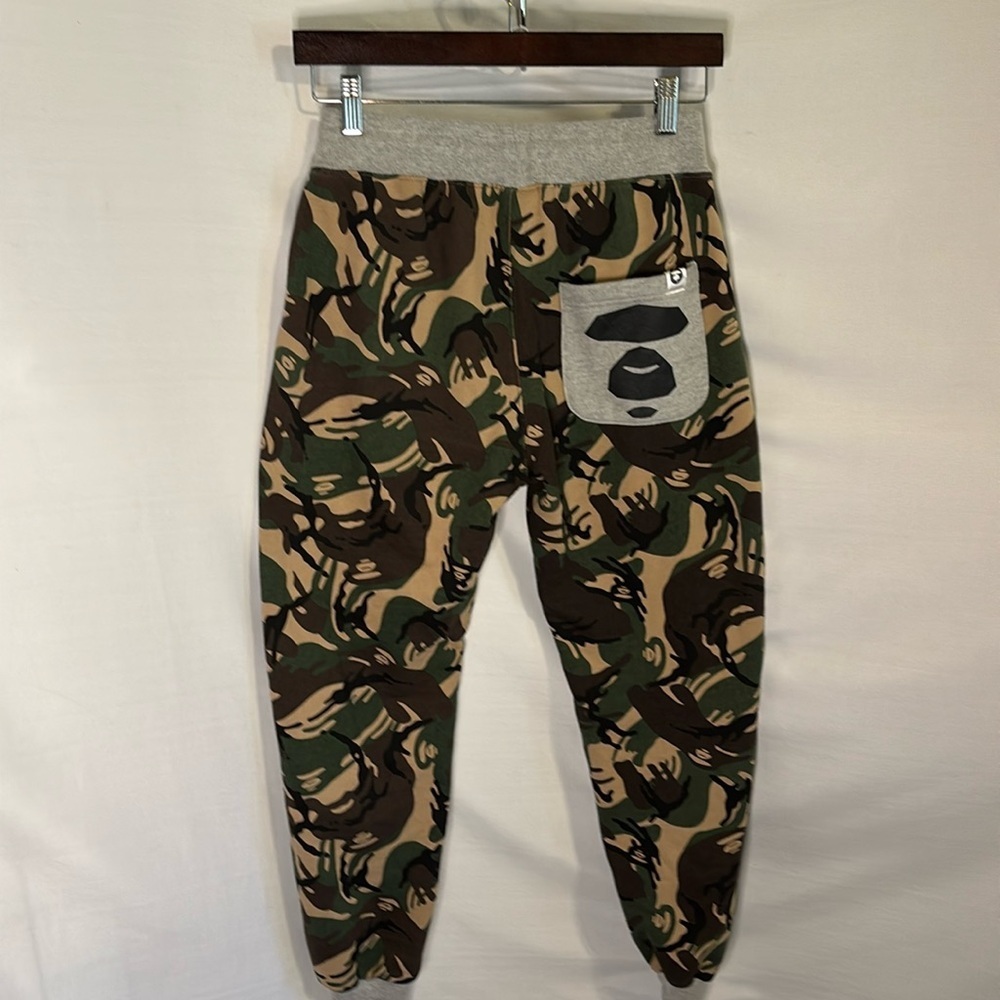 Bape Camo Jogger Sweatpants in Green Camo